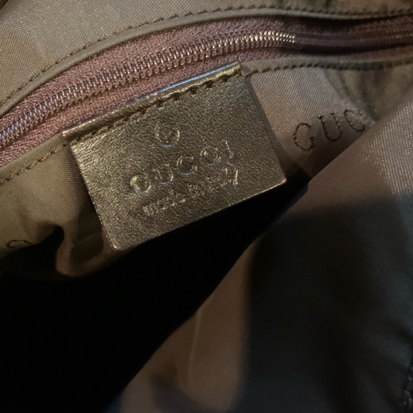 Authentic Gucci Bamboo 2way nylon shoulder bag - Picture 12 of 14